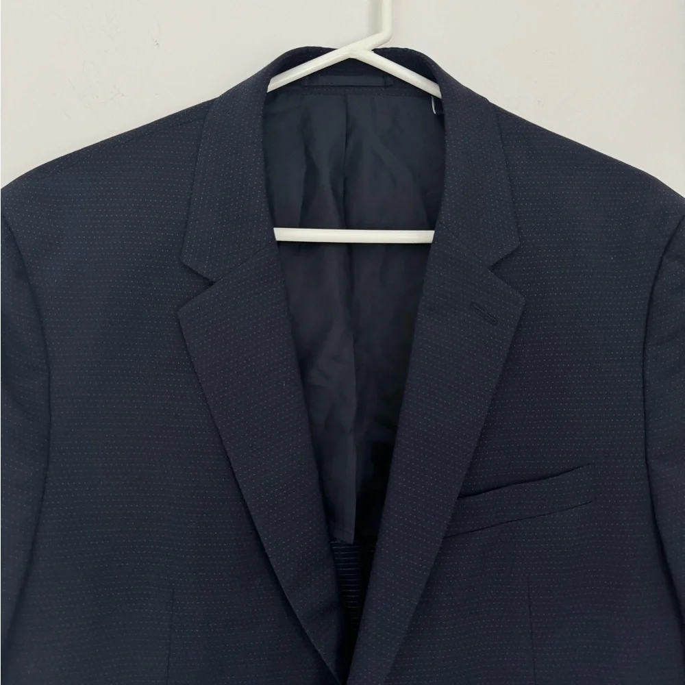Theory 40 Gansevoort Blazer Eclipse Multi Polka Dot
